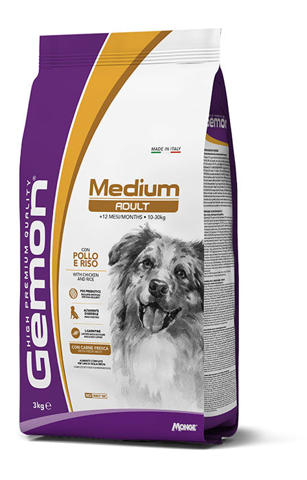 Gemon Medium Adult con Pollo e Riso