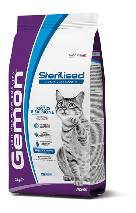 Gemon Sterilised con Tonno e Salmone