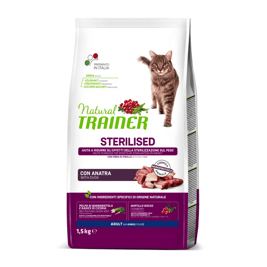 Sterilised Adult con anatra per gatto