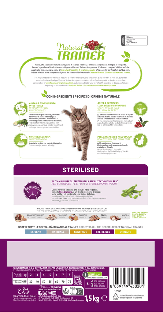 Sterilised Adult con trota per gatto