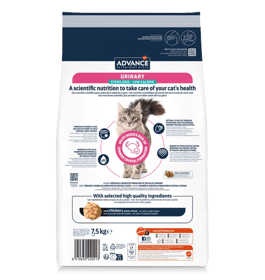 URINARY LOW CALORIE – STERILIZED