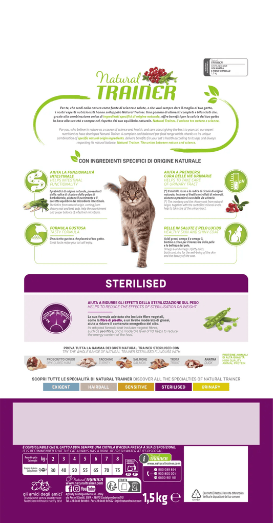 Sterilised Adult con anatra per gatto
